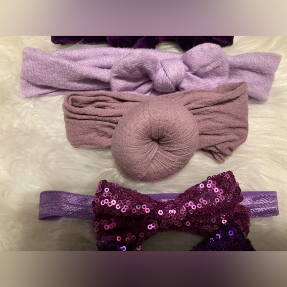🎀( bundle 3 for $10)Set of 8 infant/toddler headbands - Picture 5 of 8
